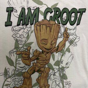 Childs T-shirt  Shirt sz 3-5  S/CH I Am Groot Guardians of the Galaxy Marvel